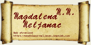 Magdalena Meljanac vizit kartica